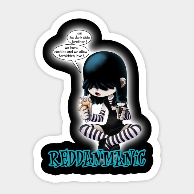 the Loud House - Lucy Loud Sticker by Reddanmanic